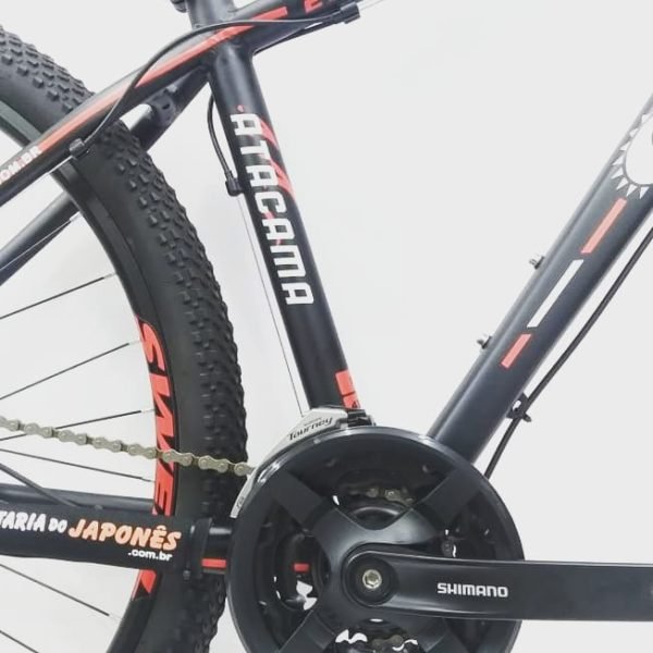 BICICLETA AL SWELL C/ TRAVA GARFO TAM17 24M PTO/VERM 29 - Image 2
