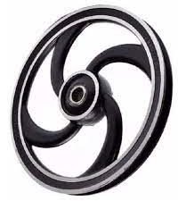 POLIA BKL 2T BIRIGUI VENTILADA INJETADA AL