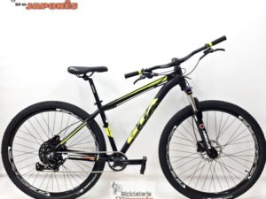 BICICLETA GTA NX11 KIT 1X9M SUNRACE PTO/AMARELO NEON 29