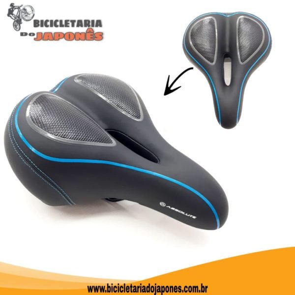 SELIM VAZADO ABSOLUTE MTB C/ GEL+PU VAZADO